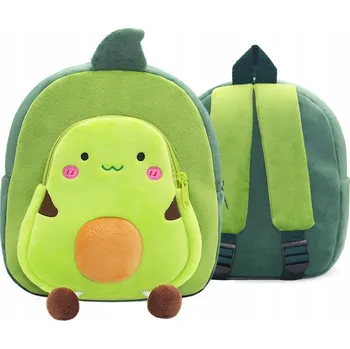 Dětský batoh BATOH PRO PŘEDŠKOLÁKA PLYŠOVÝ DĚTSKÝ AVOKÁDO BATOH