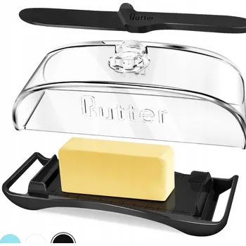 Máslenka Máslenka Nádoba na uchovávání másla Černá Plastová