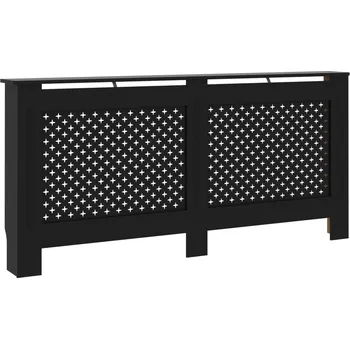 vidaXL Kryt na radiátor 172 x 19 x 81,5 cm černý