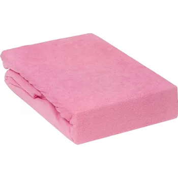 Prostěradlo Froté prostěradlo s gumou 180x80 růžové