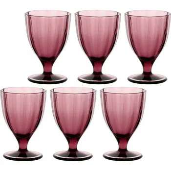 Sklenice Skleničky na bílé víno a rosé TULIPÁNY 6 Ks.