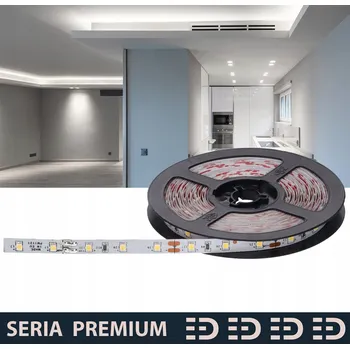 LED osvětlení LED pásek Premium 12V 60 LED 6500K (studená bílá) SMD2835 (role 5 metrů)