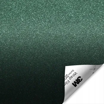 Polep vozidla 3M 2080 | FÓLIE pro změnu barvy auta 10x152 Matná zelená metalíza M206