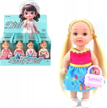 Panenka 471242 MINI PANENKA V SUKÝNCE DLOUHÉ VLASY MIX DISPLAY GAZELO