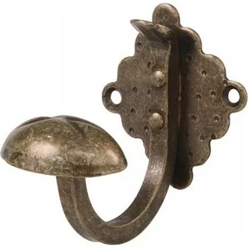 Věšák Hák věšákový rustikální styl Patina 7x7x8,5cm