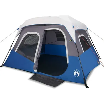 Stan OMAXI Rodinný stan s LED pro 6 osob světle zelený rychloupínací 312166