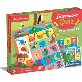 Desková hra Kvíz pro nejmenší předškoláky: 12 úkolů, 150 kvízových otázek – vzdělávací hra