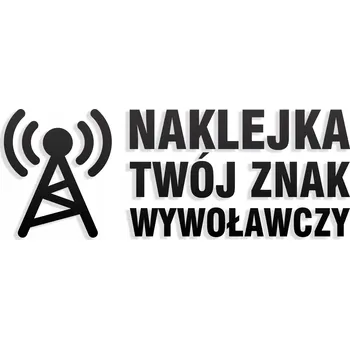 Samolepicí dekorace na vozidlo Reflexní nálepka - ZNAK WYWOŁAWCZY - Váš vlastní vzor