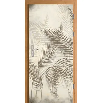 Fototapeta Fólie na dveře nálepka boho palmové listy příroda