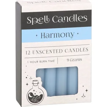 Svíčka Dekorativní parafinová svíčka HARMONY Spirit of Equinox 12 ks