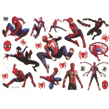 Odstranitelné tetování Smyvatelné tetování pro děti Spider-Man CG342