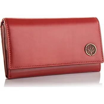 Betlewski dámská peněženka z pravé kůže červená