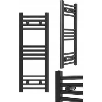 Radiátor Koupelnový radiátor vodní Granitan 224 W 300 x 800 mm černý