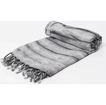 Ručník Hammam ručník ELECTRIC, 100% přírodní bavlna YEYE Antracit