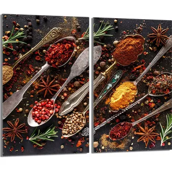 Kuchyňské prkénko Krájecí deska TMK ArtDeko sklo 2 ks