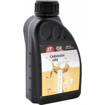 Motorový olej Celoroční olej Riwall pro 2-taktní motory (0.5l)