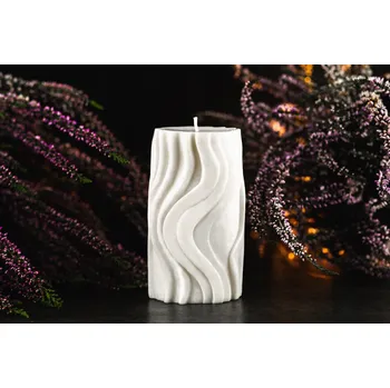 Svíčka Dekorativní sójová svíčka LAGOON