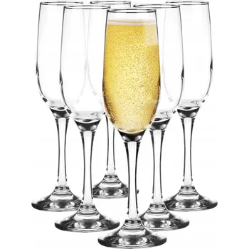 Sklenice Skleničky na šampaňské prosecco GLASMARK , sada 6 ks, vysoké 200 Ml