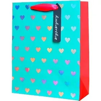 Dárková taška Ozdobná taška A5, metalická neonová Kukartka 1 Ks.