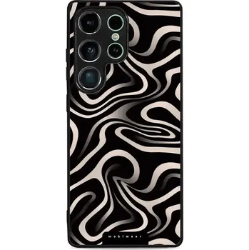 Pouzdro na mobilní telefon Lesklý kryt Mobiwear Glossy - Samsung Galaxy S25 Ultra - GA63G Vlnky a linky (Prémiové lesklé pouzdro, obal, kryt Mobiwear Glossy na mobil Samsung Galaxy S25 Ultra - GA63G Vlnky a linky, materiál Plast + TPU silikon - krytí po všech stranách, neošoupateln