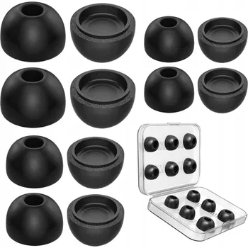 Příslušenství pro sluchátka NEW BEE NÁHRADNÍ PĚNOVÉ NÁUŠNÍKY SML PRO SLUCHÁTKA AIRPODS PRO + POUZDRO