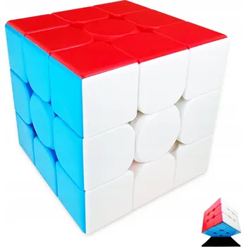 Hlavolam ORIGINÁLNÍ KOSTKA 3x3 SEŘÍZENÁ RYCHLÁ LOGICKÁ KOSTKA 3x3x3 + PODSTAVEC