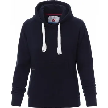 Dámská mikina Payperwear Dámská klokanka Atlanta s v-prošíváním a malou kapsičkou na zip Barva: modrá námořní, Velikost: XL