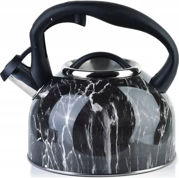 Konvice na čaj Tradiční hliníková Konvice Cookini 2,5 l černá, šedá