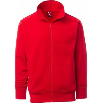Pánská mikina Payperwear Pánská mikina Hoover s elastickým žebrováním na manžetách a v pasu Barva: červená klasická, Velikost: L