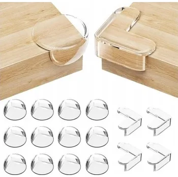 Dětská zábrana 16x OCHRANA ROHŮ NÁBYTKU, ROHY, HRANY, ZABEZPEČENÍ NA ROHY STOLŮ A SKŘÍNĚK