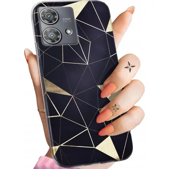 Pouzdro na mobilní telefon Pouzdro Hello Case Zadní Kryt pro Motorola Edge 40 Neo zlaté