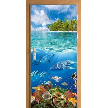Fototapeta Samolepicí dýha na dveře RYBY PODMOŘSKÝ SVĚT