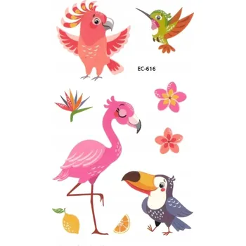 Odstranitelné tetování Smyvatelné tetování pro děti - PTÁCI EC616