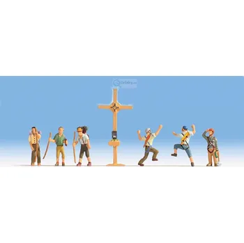 Modelová železnice H0 - Horolezci a turisté / NOCH 15874