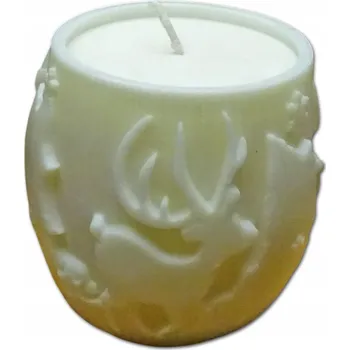 Svíčka Ručně vyráběná vonná sójová svíčka - sob, Vánoce