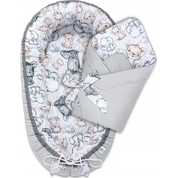Hnízdečko pro miminko Hnízdečko pro miminko se zavinovačkou - sada bavlna/velvet Pepi