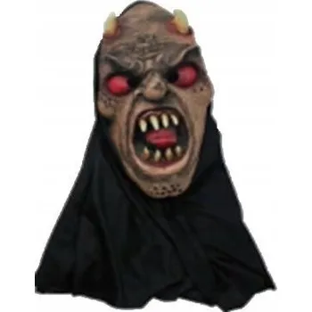 Karnevalová maska SUPER HALLOWEENSKÁ MASKA S ROHY LUX PT002