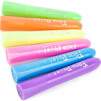 Pastelka Pastelky na malování na obličej del-sol 6 ks