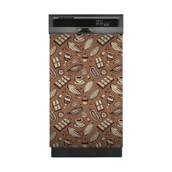 Obraz Magnetická podložka do kuchyně Čokoláda, vzory, 45x70 cm