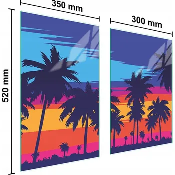 Kuchyňské prkénko Krájecí deska TMK ArtDeko sklo 2 ks