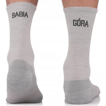 Trekingové Ponožky BLACK PEAK LIGHT Merino vlna Babia Góra 43-46 popelavě šedá