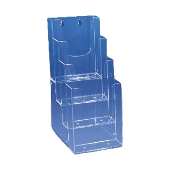 Kaskádový stojan na letáky, 4 kapsy, formát 1/3 A4