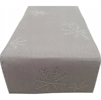 Obraz Běžec na stůl odstíny šedé 100 x 50 cm