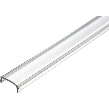 LED osvětlení 2m PVC KRYT pro ALU profily typ ABC TRANSPARENTNÍ (průhledný)
