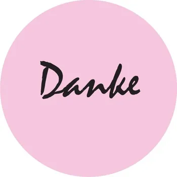 samolepka Samolepky Danke, ozdobné, 10 kusů