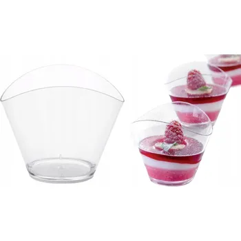 Jednorázové nádobí Kelímek FINGERFOOD FALA na svačiny a dezerty opakovaně použitelný 120 ml, 24 ks