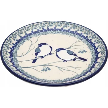 Talíř TALÍŘ na dort dezertní 17,5 cm Bolesławiec