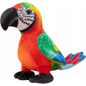 plyšák Plyšák Papoušek Červený 20 cm