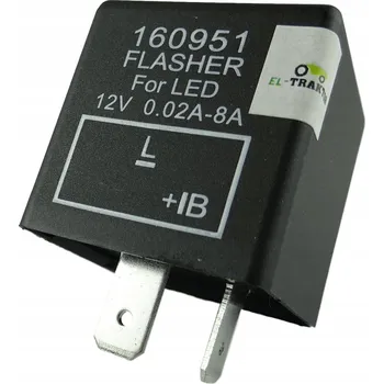 Relé Přerušovač relé blinkrů LED 2-pin P+