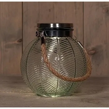 Stojací lampa Skleněná solární lampa